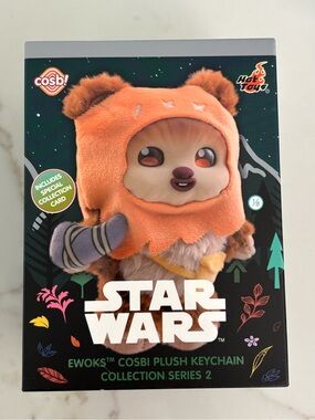 Disney Star Wars Ewok Cosbi Plush Keychain - Collection Series 2